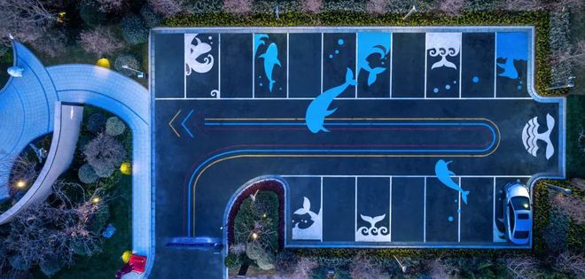 华体会·中国室外停车场怎么做到既智能方便又高颜值养眼？且让这6个案例告诉你！(图2)